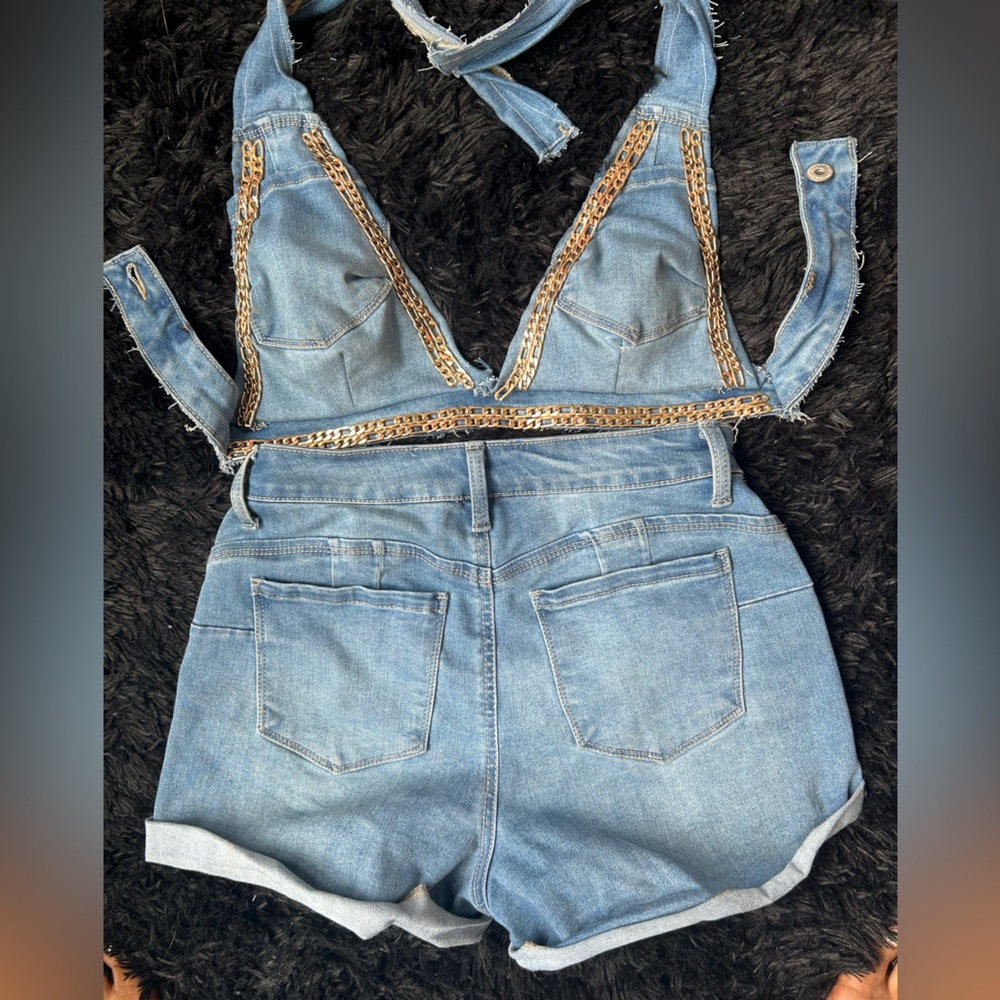 Custom worn short set made by me 80’s 90’s style